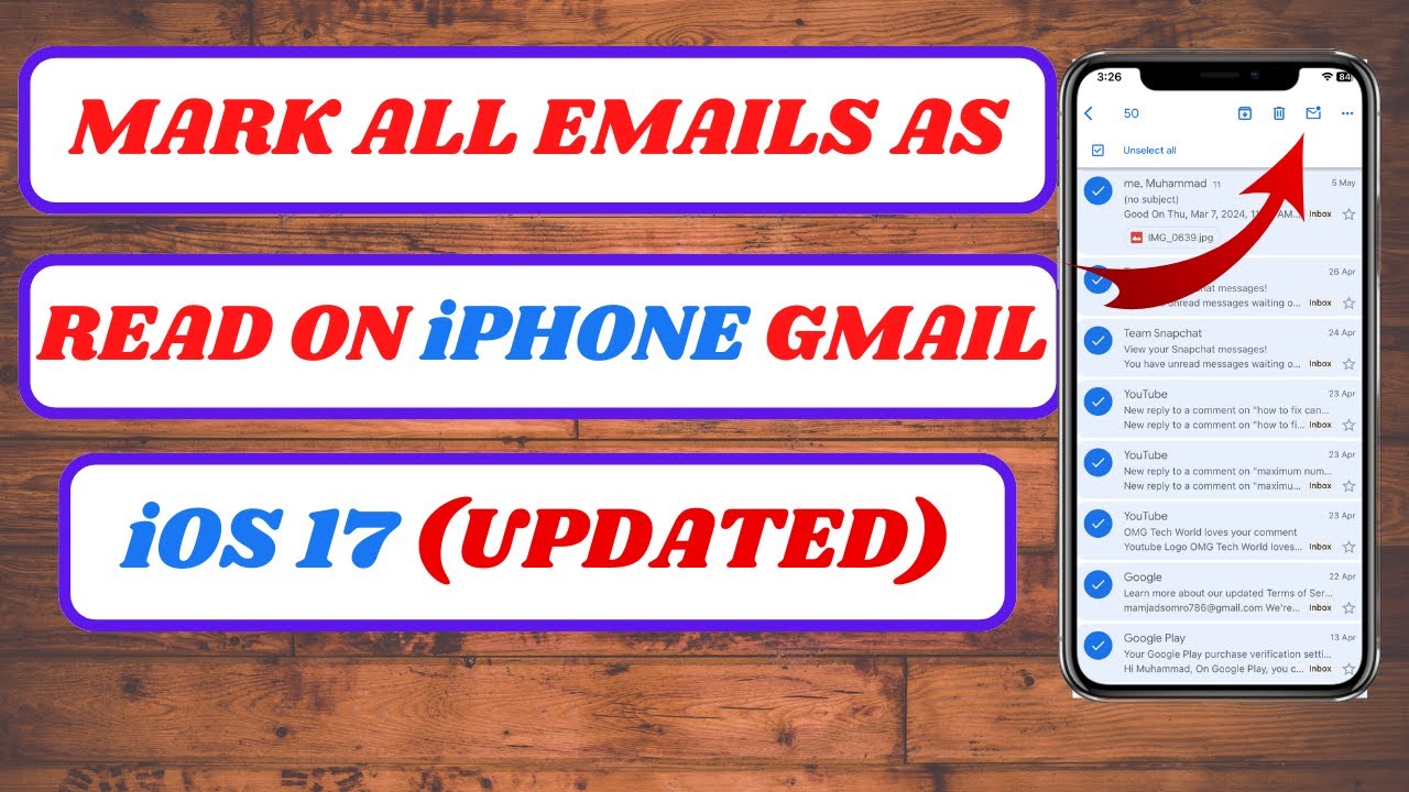 How To Mark All Emails As Read On Gmail App Iphone mark All Emails As