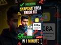 Snapchat Login C08A Something went wrong. Please try again later Problem 2026 | Snapchat Login Error