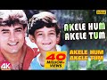 Akele Hum Akele Tum - 4K Video | Aamir Khan | Manisha Koirala | Udit Narayan | 90's Best Hindi Song
