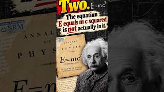 September 27, 1905 The Paper That Does Not Contain E=mc²  Albert Einstein
