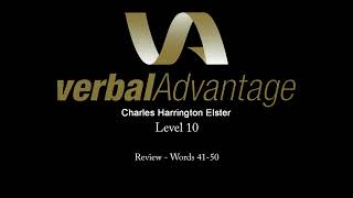 Verbal Advantage Level 10 - Review - Words 41-50 screenshot 2