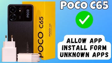 POCO C65 Allow app install form unknown apps || How to Allow app install form unknown apps