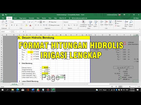 FORMAT HITUNGAN HIDROLIS