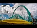 5 Awesome Busch Gardens Tampa Roller Coasters! Kumba! Montu! SheiKra! Cheetah Hunt! Cobra's Curse!