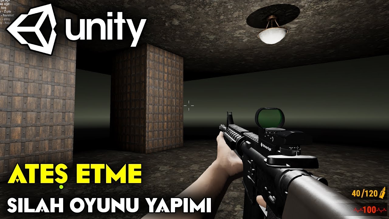 Silah Oyunu Yapma B2 - Ateş Etme ve Muzzle Flash - Unity 3D