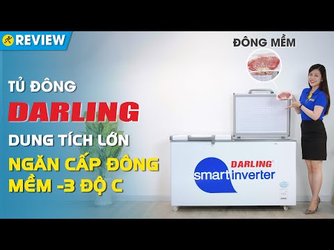 Tủ đông Darling: ngăn cấp đông mềm, giữ trọn dinh dưỡng cho món ăn (DMF-4699 WSI-4) • Điện máy XANH