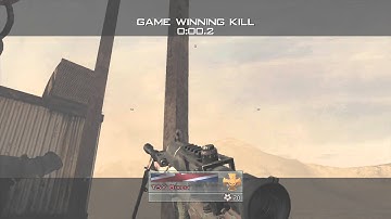 Private killcam #1 MW2 (sick)