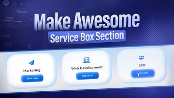 How To Add Services Section In Elementor | CSS & Plugin | Elementor Tutorial | WP CV Builder SaaS