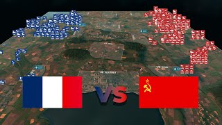 100.000 FRENCH ARMY vs 100.000 USSR ARMY | WARNO screenshot 3