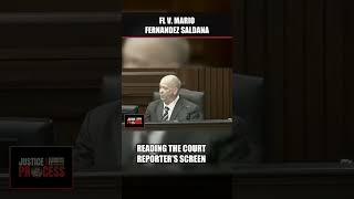Details He Could Read The Court Reporter's Screen News