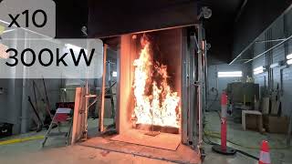 Insulated Sandwich Panels - Fire testing (Test 6)