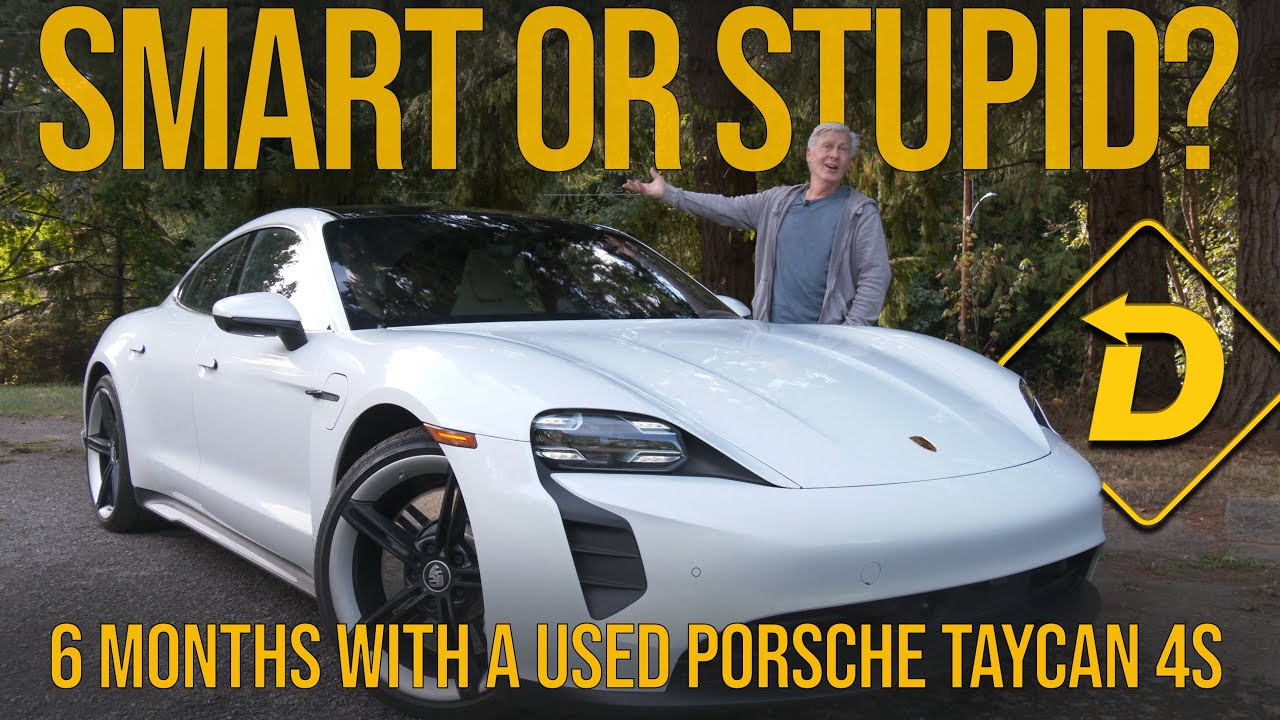 Сделал бы я это снова? 6 месяцев с подержанным Porsche Taycan 4S. #автомобиль #Porsche