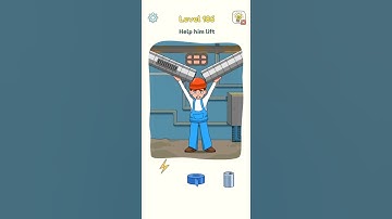 🧠DOP 3 : Draw One Part All Level: 186 Gameplay Solution 🚀🚀 #shorts #youtube