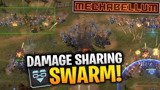 "HE BOUGHT 10X DAMAGE SHARING Sledgehammers?!" - Mechabellum Gameplay