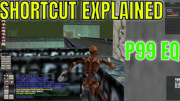 P99 EverQuest how to do shortcut in City of Mist to access 2nd level walkways Project 1999 EQ Green