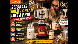VEVOR Electric Milk Cream Separator Review Is It Worth The Investment