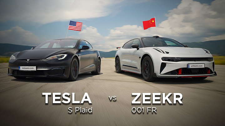 Tesla Model S Plaid  vs Zeekr 001 FR | Are Chinese EVs Getting Faster?