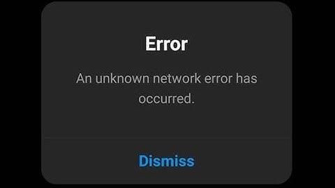 Fix Instagram Edits Error An unknown network error has occurred Problem