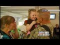 Soldier returns from Afghanistan to find his wife 100 pounds lighter!