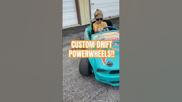Kids custom drift power wheels #drift #powerwheels #electrickart #electricdriftkart