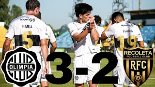 🚨Olimpia vs Recoleta (3-2) | Resumen y Goles | Relato ABC Cardinal | Apertura 2026🇵🇾