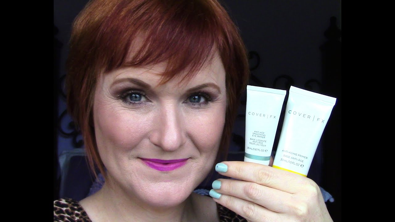 Cover FX Anti-Aging Face Primer and Anti-Age Eye Primer Review.