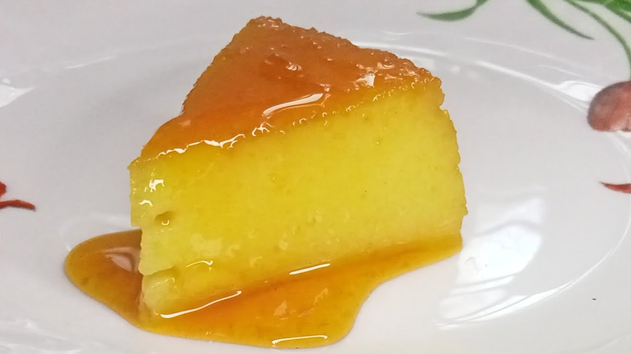 Easy bread caramel pudding // bread Caramel custard pudding // easy