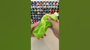 DIY Water Bottle Squishy 💦 #diy #squishy #bottle #asmr #thingstodo #papersquishy