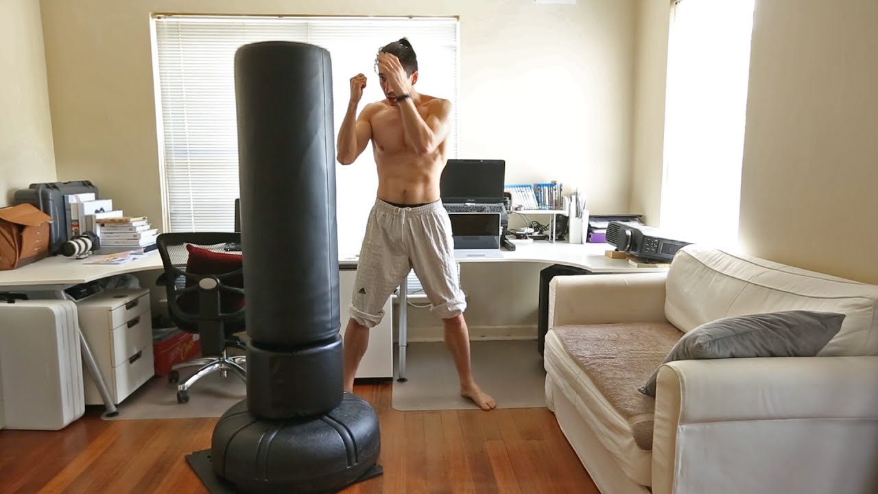 10 000 Rep Punches 300reps Free Standing Punching Bag Youtube