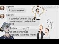 Haikyuu Texts - There's some chores in this house || Lyrics Prank