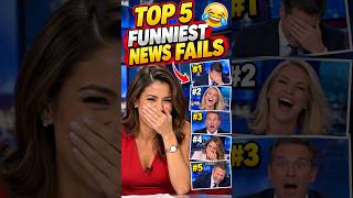 Ranking 5 Funniest Live TV News Fails 😂📺 #shorts