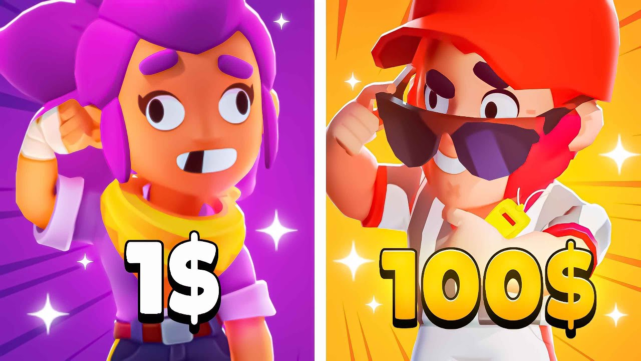 $1 Vs $100 Brawl Stars Coach!