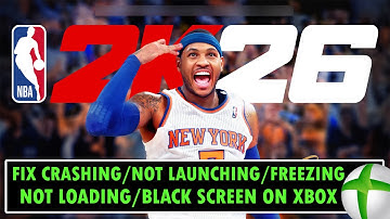 NBA 2K26 crasht/start niet/bevriest/laadt niet/zwart scherm op Xbox oplossen