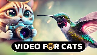 Cat Games - Hummingbirds. Bird Video For Cats | Nature Relaxation Video | 1 Hour.