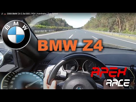 // 🚗 2008 BMW Z4 2.5si E85 | POV | Top Speed German Autobahn