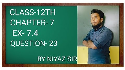 EX 7.4 QUESTION 23 CHAPTER 7 CLASS 12TH(PART 2) INTEGRALS || NCERT MATHS SOLUTIONS CBSE IN HINDI