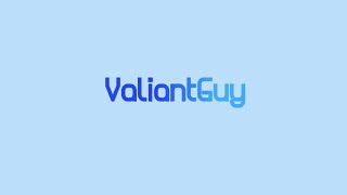 Blue Logo Channel Intro | ValiantGuy