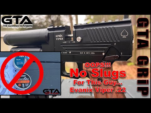 Evanix Viper .22 – OOPS No Slugs For This Guy - Gateway to Airguns Review