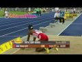 Mondiali atletica berlino 2009 finale salto triplo donne  i tre salti da medaglia