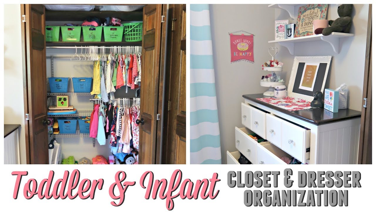 Toddler Infant Closet And Dresser Organization Youtube