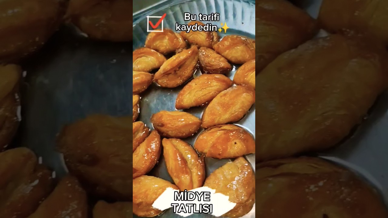 NEFİS BİR TATLI????MİDYE TATLISI TARİFİ #keşfetbeniöneçıkar#keşfet #midyebaklava#yemektarifi #tarifler NEFİS BİR TATLI????MİDYE TATLISI TARİFİ #keşfetbeniöneçıkar#keşfet #midyebaklava#yemektarifi #tarifler