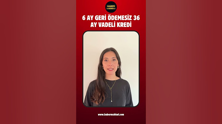 Nefes kredisi başlıyor #ekonomi