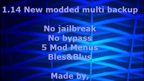 1.14/MW2 Complexity V1 Modded multi backup {PS3 OFW}