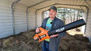 Atlas 80v Cordless Leaf Blower Review #297