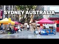 Sydney Australia : Walking from Darling Park Tower to Chinatown Friday Night Market