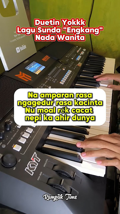 Karaoke Lagu Sunda Engkang Nada wanita #karaokedangdut #karaokesunda