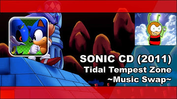 SONIC CD (2011): Tidal Tempest Zone - Music Swap - (720P/60FPS)