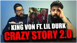 CRAZY STORY 2.0!! King Von - Crazy Story (REMIX) ft. Lil Durk *REACTION!!