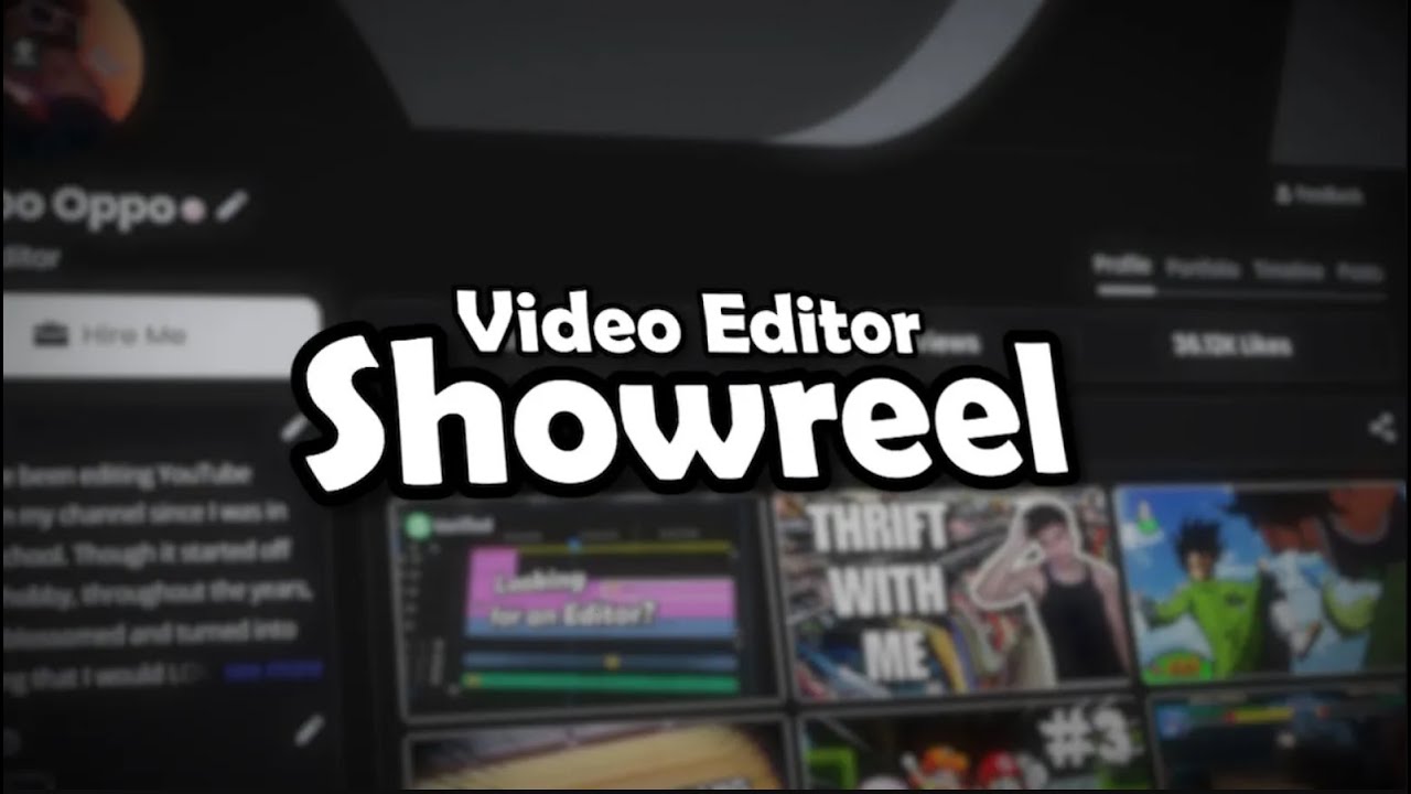 Boppo Oppo - Video Editor Showreel
