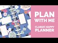 Plan With Me Using Scrapbook Paper // Classic Vertical Happy Planner // Wellness Planner